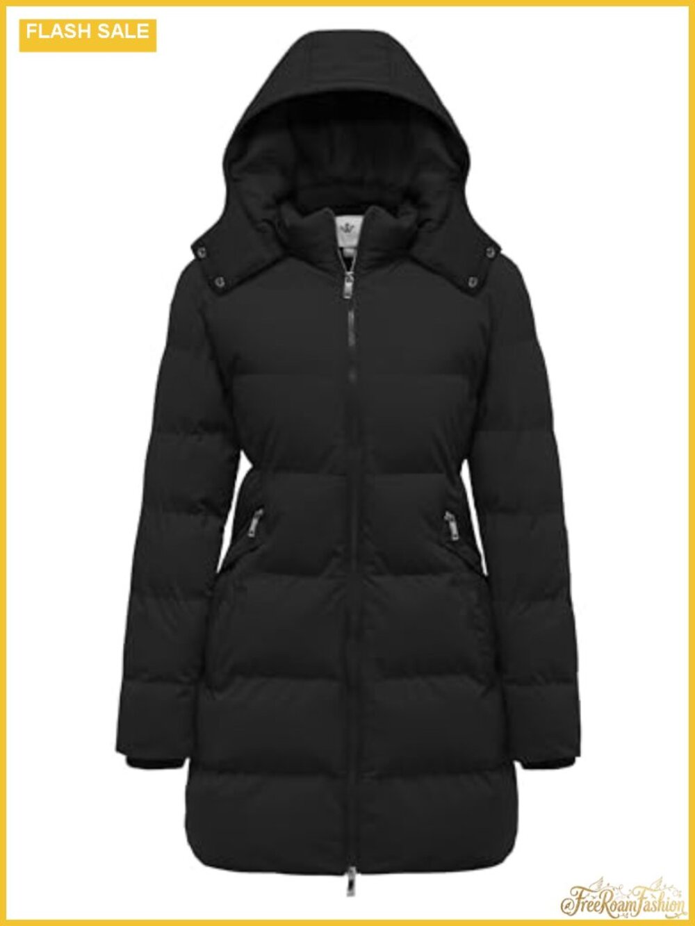 WenVen Women's Warm Thickened Parka Winter Puffer Jacket with Hood